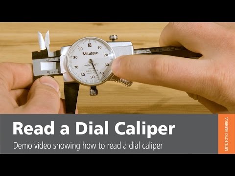Mitutoyo Series 505 Dial Caliper, Metric, 0 to 150 mm Range, 0.01 mm Graduation, 505-732 video thumbnail
