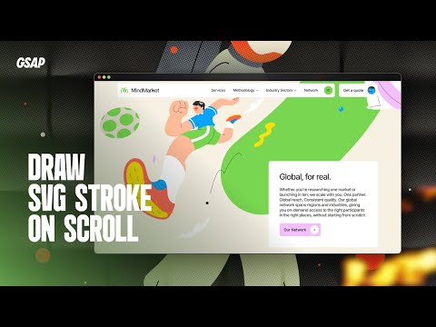 Watch GSAP Effortlessly Draw This SVG Path on Scroll Without Breaking a Sweat