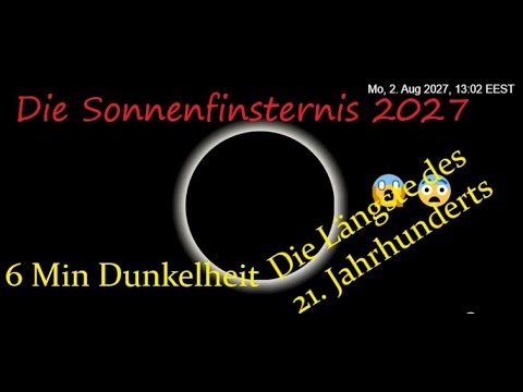 Über 6 Minuten Dunkelheit: Sonnenfinsternis im August 2027 wird ein „Jahrhundertereignis“