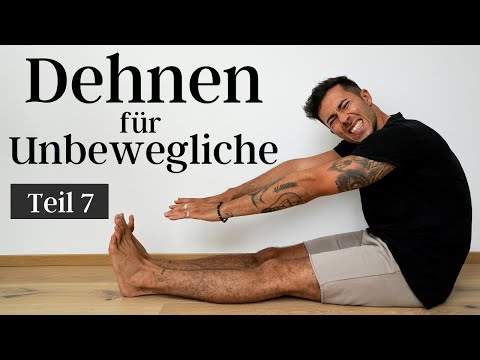 DEHNEN FÜR UNBEWEGLICHE Teil 7 - 15 Minuten Yoga Stretching Routine für komplette Anfänger & Männer