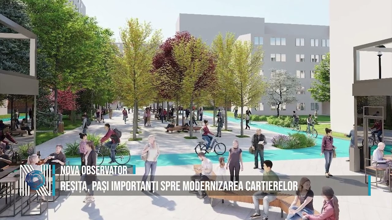 Reșița, pași importanți spre modernizarea cartierelor