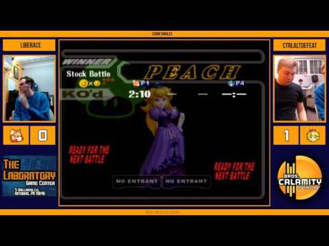 S@LT #86 | CtrlAltDefeat (Peach) vs Liberace (Fox) - Losers Semi Finals - SSBM Singles