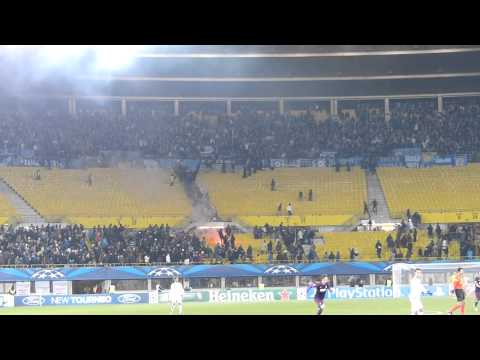 Riots in Zenit Sector at Austria Wien - Zenit 11.12.2013