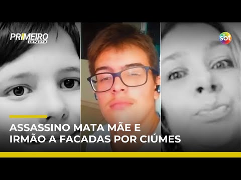 Rapaz mata mãe e irmão de 10 anos a facadas, por ciúmes, no Paraná | #PrimeiroImpacto