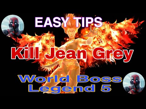 Clearing Jean Grey | World Boss Legend