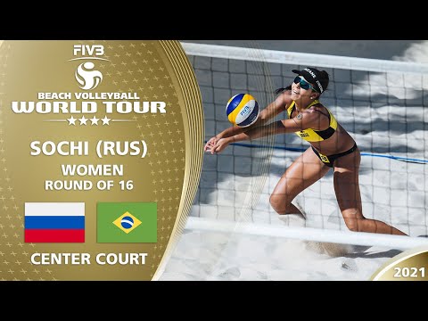 Makroguzova/Kholomina vs. Tainá/Victoria - Women's R16 | 4* Sochi 2021