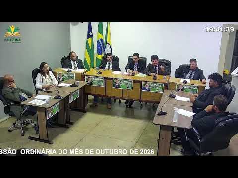 QUINTA SESSÃO ORDINÁRIA DO MÊS DE OUTUBRO DE 2026