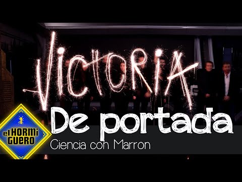 El equipo de ciencia ha recreado la portada del nuevo disco de Raphael "Victoria" - El Hormiguero