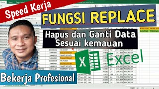 FUNGSI REPLACE PADA MS. EXCEL - HAPUS DAN GANTI DATA SESUAI KEMAUAN