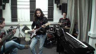 Prof Rui Ferreira Luis Duarte   guitarra eléctrica viola Virginia Mendes   Gotta Lotta Rosa de Rockschool   22Nov2010