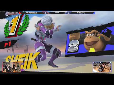 MHM:0818 [Wii U] - NG Amadeus (Sheik) vs GR Krow (Donkey Kong, Cloud) - Pools