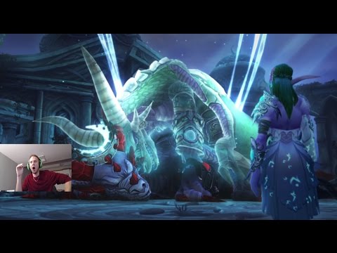 Reaction to Ysera Death Scene Val'sharah Ending Cinema World of Warcraft Legion