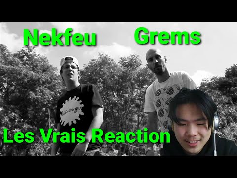 Nekfeu (1995) feat. Grems - Les Vrais (prod. Noza) | REACTION (French Rap Reaction)