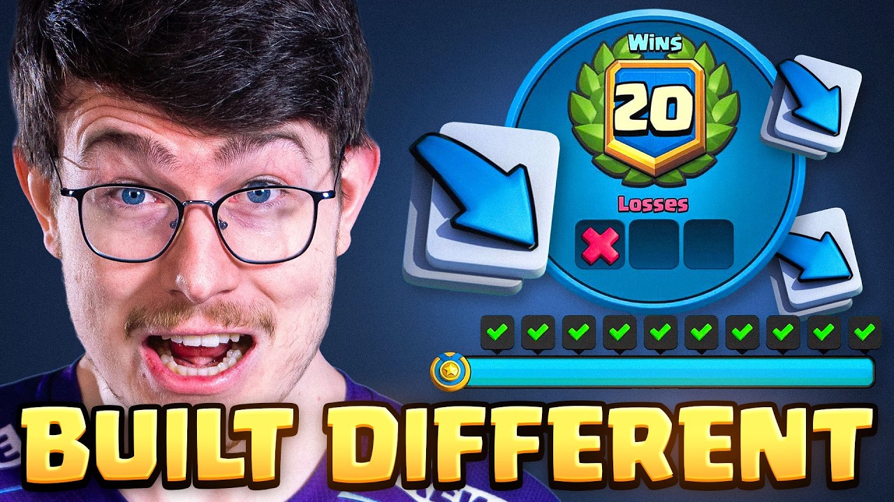 I Won the 20 Win Challenge by Copying My Opponent's Decks! 💀