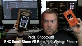 Video thumbnail for Pedal Shootout!! EHX Small Stone VS Behringer Vintage Phaser by Cryptic Mask Guitar