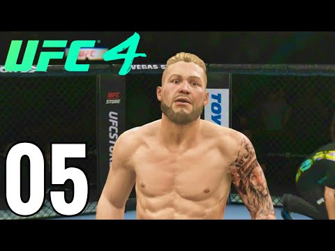 UFC 4 Middleweight Career Mode Walkthrough Part 5 - HUGE FIGHT!