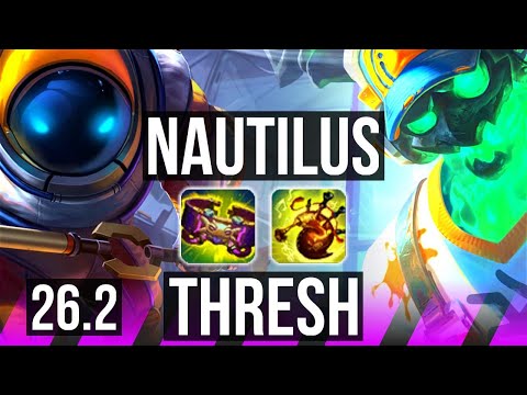 NAUTILUS & Caitlyn vs THRESH & Jinx (SUP) | KR Master | 26.2