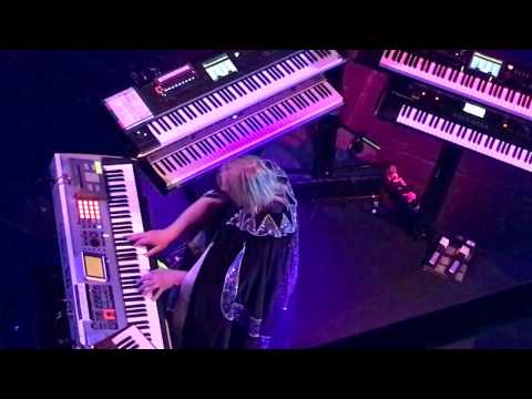 Fantastic view of Rick Wakeman playing Awaken with Yes, featuring Anderson, Rabin, Wakeman
