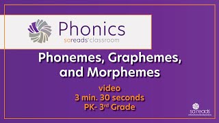 Phonemes, Graphemes, and Morphemes
