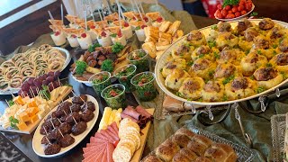 Party Appetizer Buffet Table - Galore Of Flavors