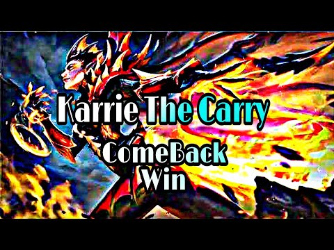 Dragon Queen Karrie ComeBack VICTORY #MobileLegend #Carry