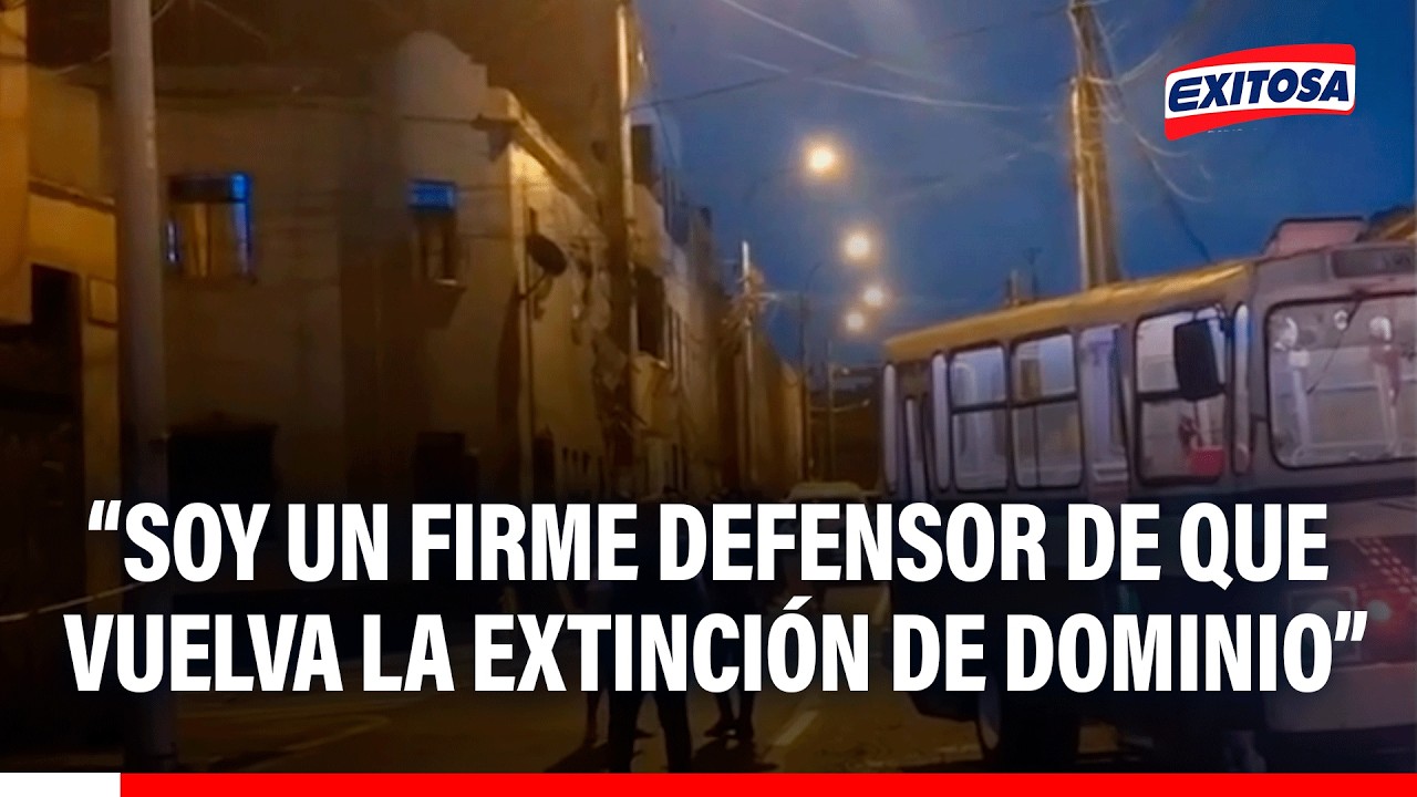 🔴🔵 Exministro del Interior a favor del retorno de la extinción de dominio: “Soy un firme defensor”