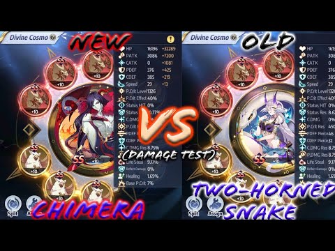 Saint Seiya: Awakening - Chimera vs Two-Horned Snake! Cosmo Damage Test for PvP (Evil saga)!