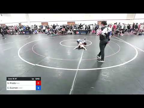 57 Kg Cons 16 #1 - Saoul Prado, Aniciete Training Club Vs Christian Guzman, Cardinal Wrestling Clu