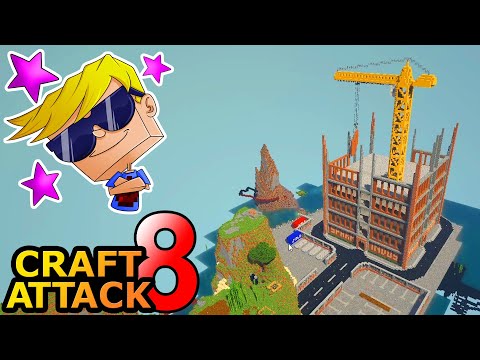Ich baue mein Lager & einen Parkplatz! Base Update! - Minecraft Craft Attack 8 #33
