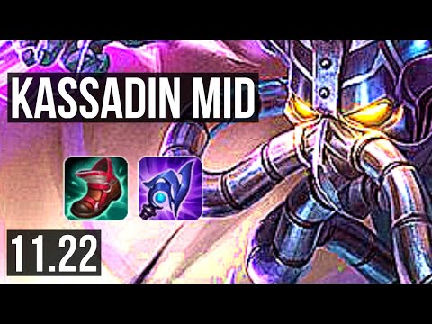 KASSADIN vs SYLAS (MID) | Rank 1 Kassadin, 10/1/0, Godlike | EUW Challenger | 11.22