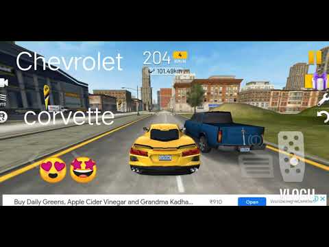 Chevrolet corvette stingray in extreme car driving simulator new update 6.0.14🤩😍🤩.