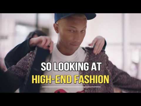 Pharell first man to star in a handbag Chanel ad