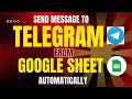 How To Send Telegram Messages From Google Sheets Automate Posting With Bots And Time Driven Trigger