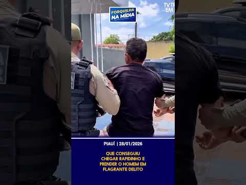 Homem é preso por violênciadoméstica contra a própria mãe em Piripiri