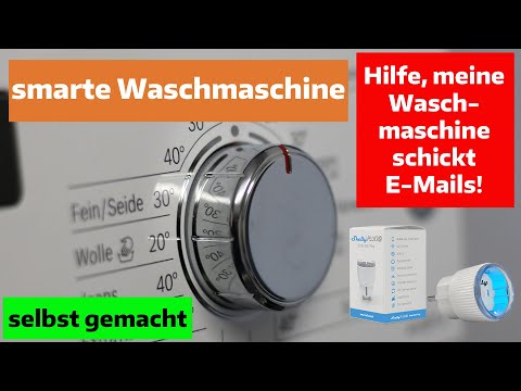 smarte Waschmaschine mit Shelly Plug S