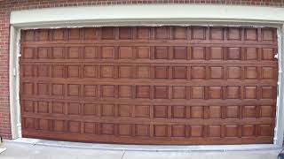 Strip Sand Refinish Wood Garage Door