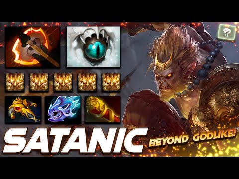 Satanic Monkey King Beyond Godlike Super Carry - Dota 2 Pro Gameplay [Watch & Learn]