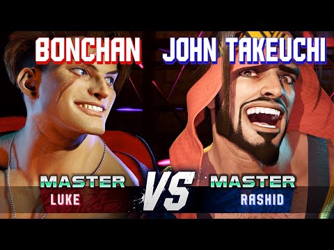 SF6 ▰ BONCHAN (Luke) vs JOHN TAKEUCHI (Rashid) ▰ High Level Gameplay