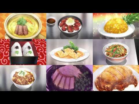 Shokugeki No Soma All ENDING (1-7) HD [Food Wars]