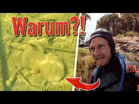 GRUSELIGE DINGE beim Tauchen GEFUNDEN.. 😳 (ungewöhnliche Schatzsuche Unterwasser mit Metalldetektor)