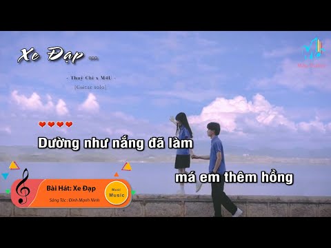 [Karaoke guitar] Xe Đạp - Thùy Chi ft. M4U  , Muoi Music | Mây Guitar