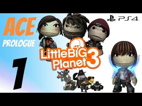 LittleBigPlanet 3 - Ace (No Deaths) Walkthrough Part 1 - Prologue (All Levels)