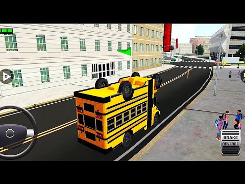 Super High School Bus Driving Simulator 3D - 2020 | Android Gameplay HD #Sanjibmeher #Gameplayer