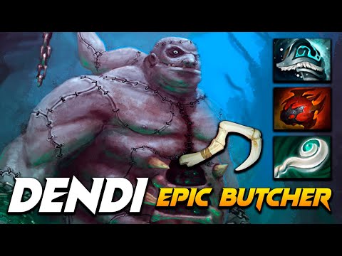 Dendi Pudge - One and Only Butcher Legend - Dota 2 Pro Gameplay [Watch & Learn]