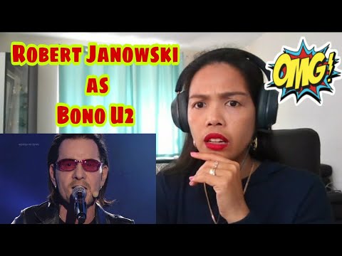 Its MyrnaG REACTS TO Robert Janowski jako Bono u2 - Twoja Twarz Brzmi Znajomo