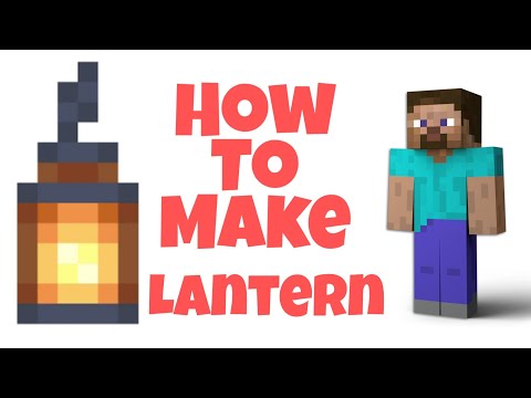 How To Make Lantern In Minecraft | Crazy CRAFT Gamer