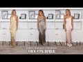 HUGE BRIDESMAID DRESS TRY ON HAUL PRETTY LAVISH Emily Wilson Fashion