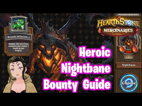 Heroic Nightbane Bounty Guide | Ysera Equipment Unlock | Hearthstone Mercenaries