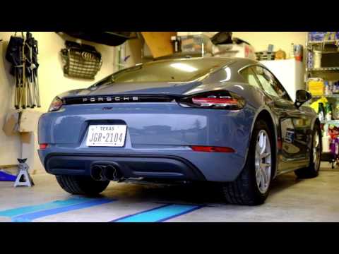 2017 Porsche 718 Cayman - AWE Tuning Track Exhaust Installed