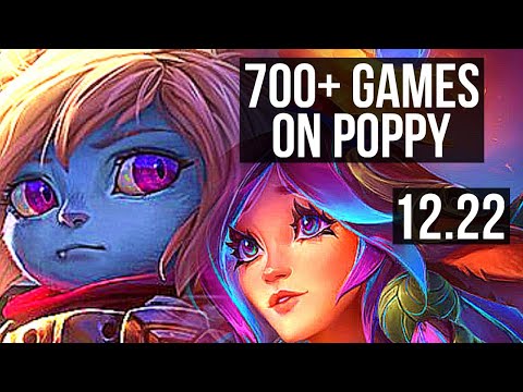 POPPY vs LILLIA (JNG) | 2.0M mastery, 8/2/8, 700+ games, Dominating | KR Master | 12.22